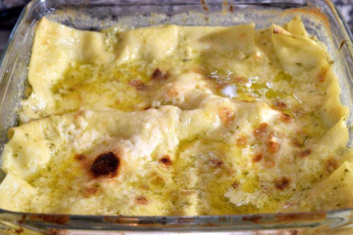 lasagne al pesto e provola