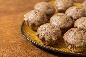 muffin integrali al cioccolato