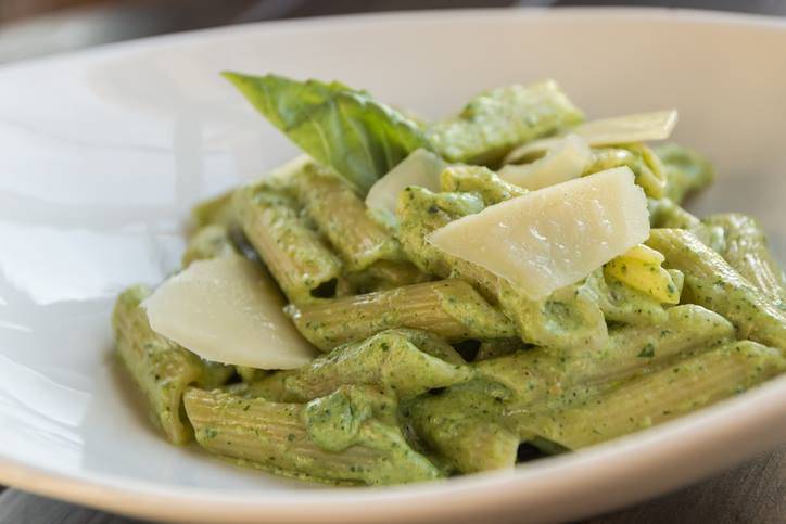 Pasta al Pesto con la Panna