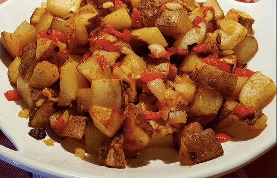 Patate e Peperoni al Forno