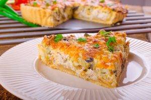 quiche di melanzane e tonno