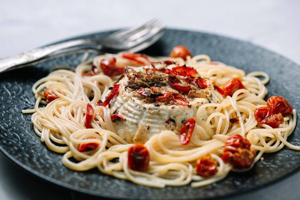 Spaghetti con Pomodorini e Ricotta