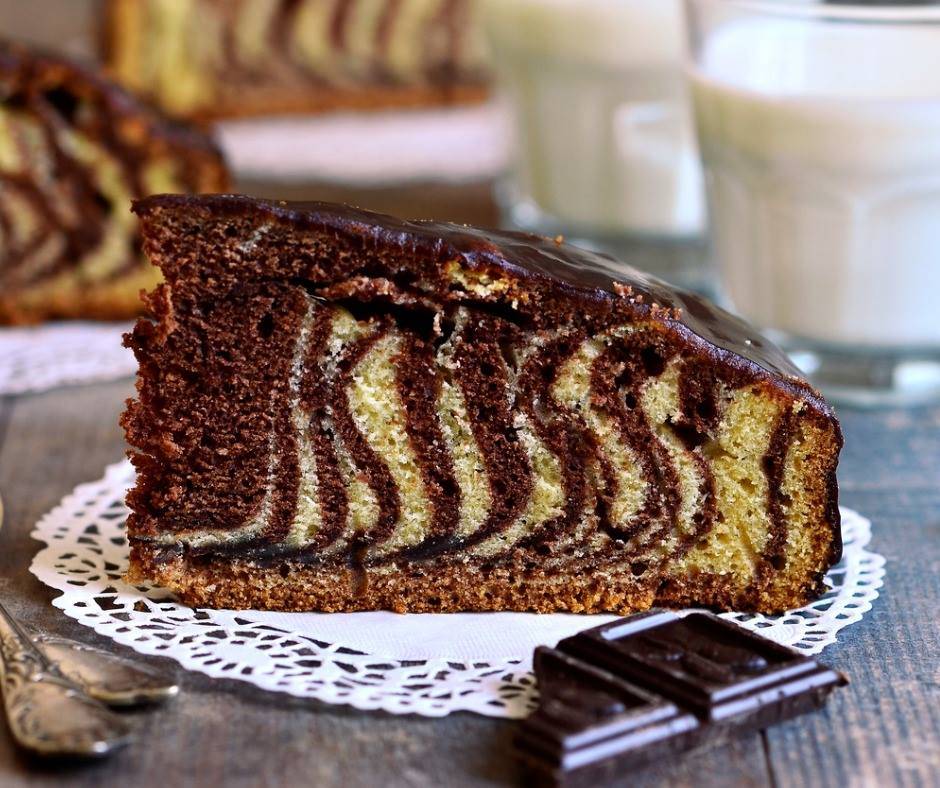 Torta Zebrata al Cioccolato