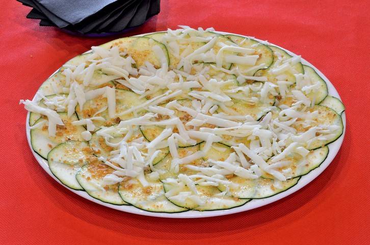 carpaccio di zucchine