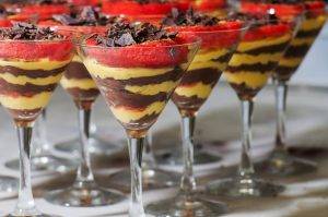 zuppa inglese con budino