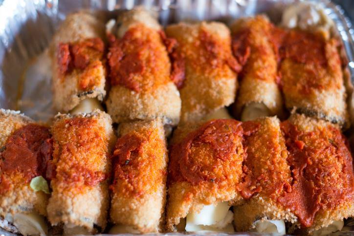 Involtini di Melanzane Fritte al Forno