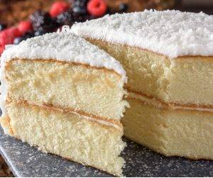 torta al cioccolato bianco e cocco