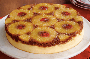 cheesecake rovesciata all'ananas