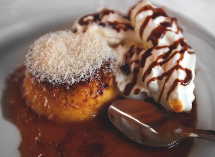 Creme Caramel al Cocco