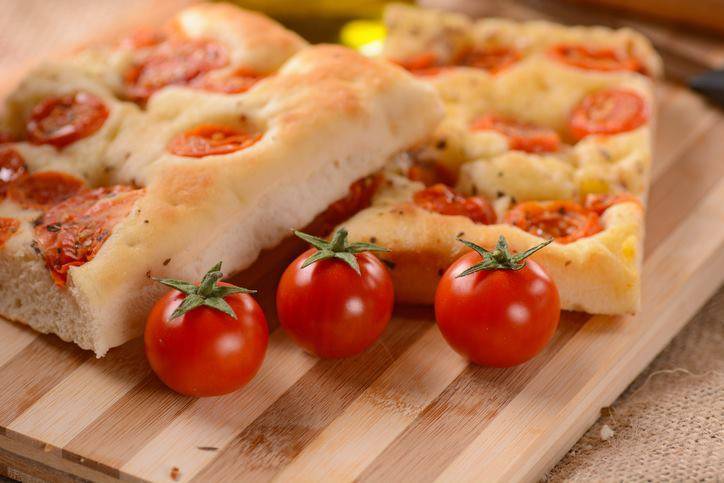 focaccia al pomodoro light