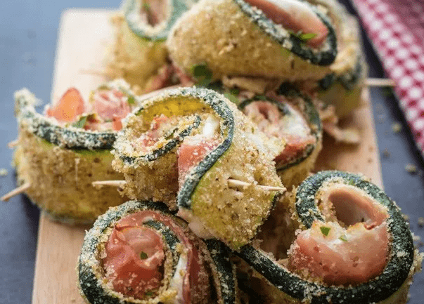 Involtini di Zucchine con Prosciutto al Forno