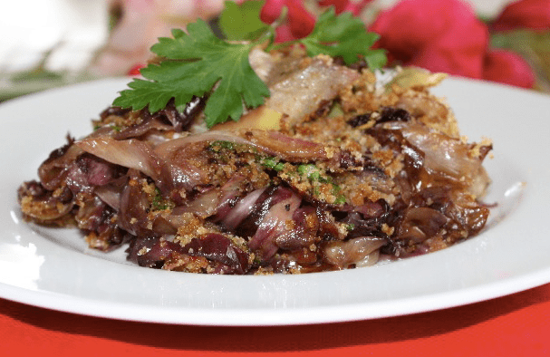 Radicchio in Padella con Mollica