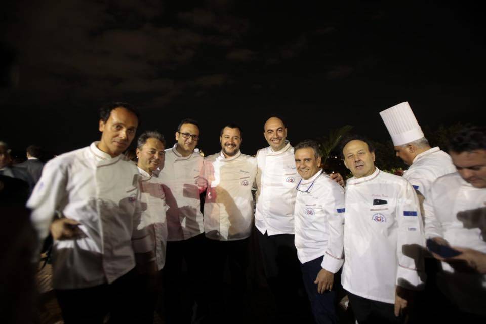 Gourmet Dinner Show, ospite Matteo Salvini - Foto FIC