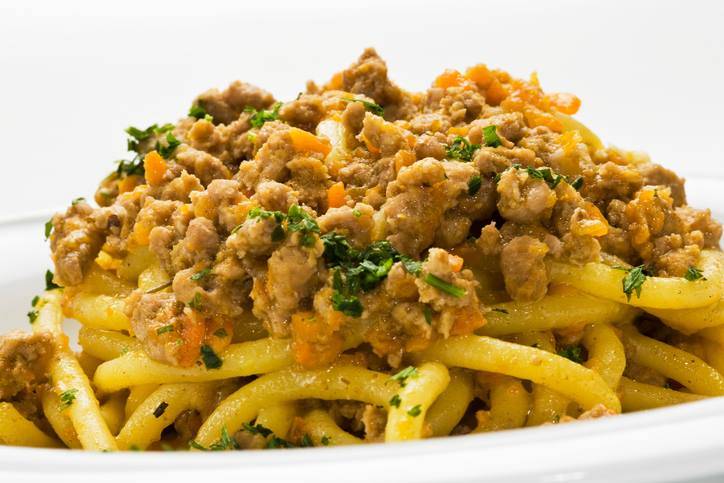 bigoli al ragù d'anatra