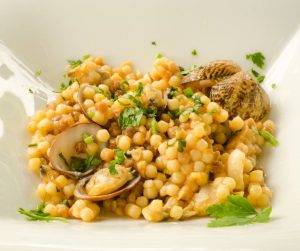 fregola sarda e vongole