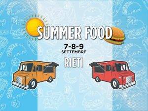 rieti summer food - la locandina