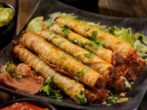 taquito con carne