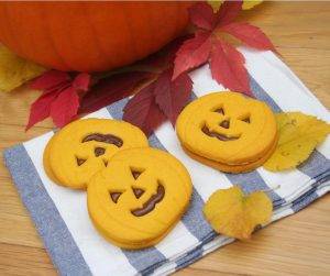 Biscotti alla zucca con la Nutella