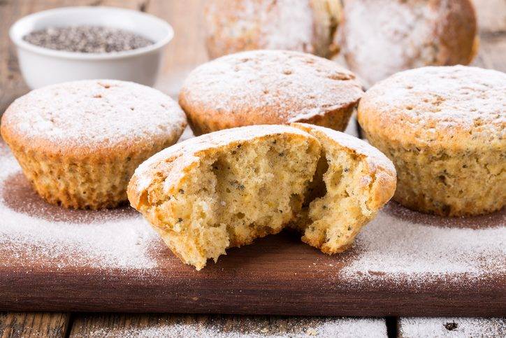 Muffin al Limone con Semi di Chia