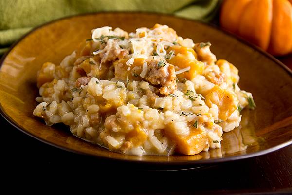 Risotto Zucca e Salsiccia