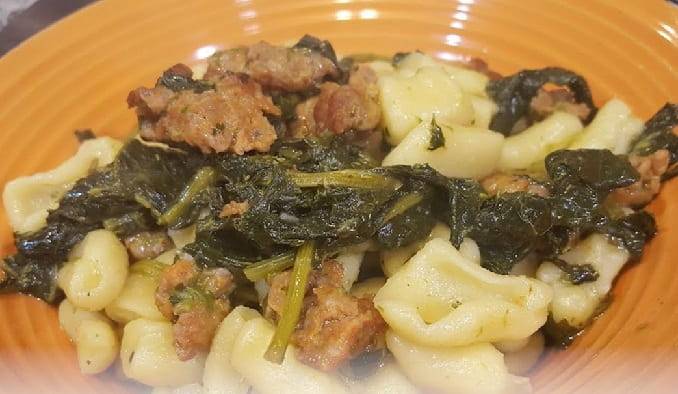 Cavatelli con Cime di Rapa e Salsicce