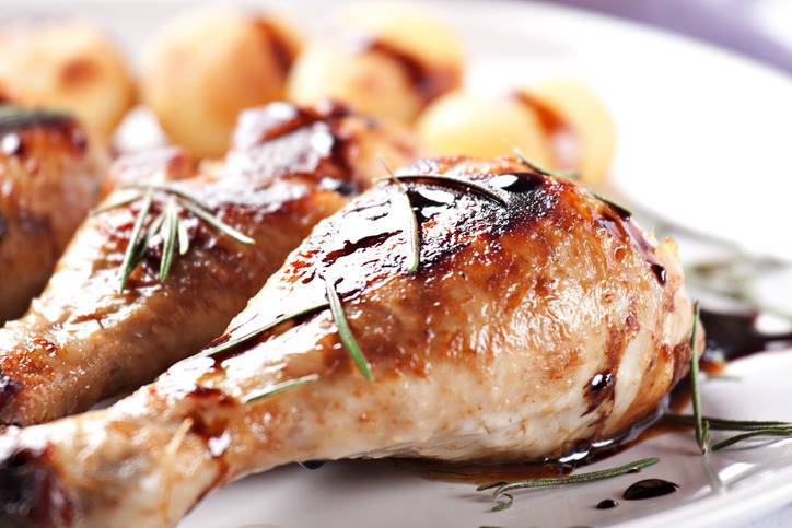 Cosce di Pollo al Forno con Aceto Balsamico