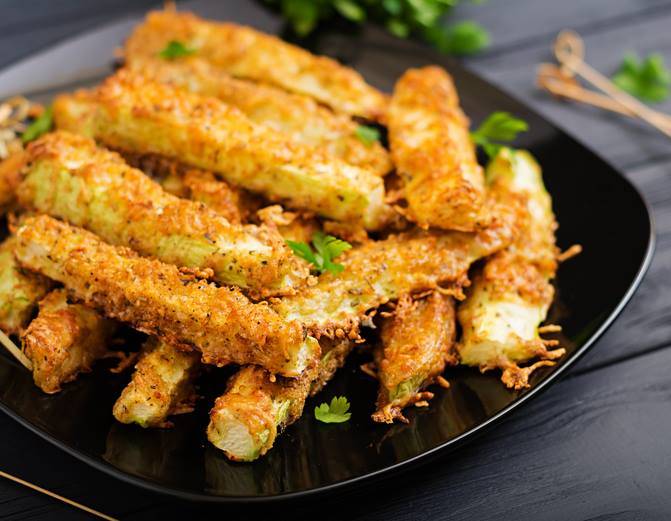 zucchine fritte alla romana