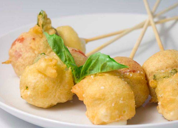 Bocconcini con mozzarella di bufala