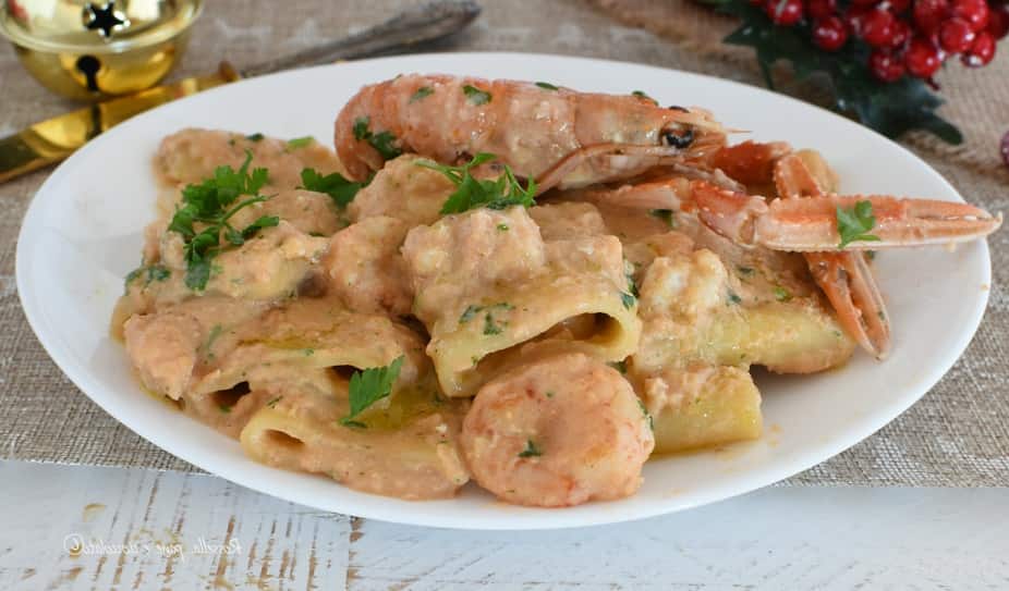 Paccheri agli Scampi Cremosi