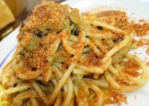 Pasta con broccolo in carrozza