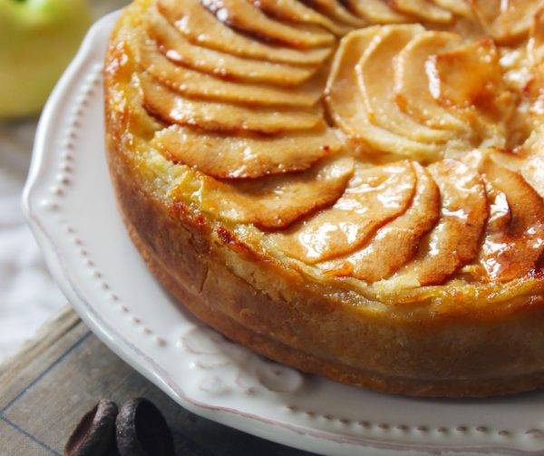 torta di mele al mascarpone