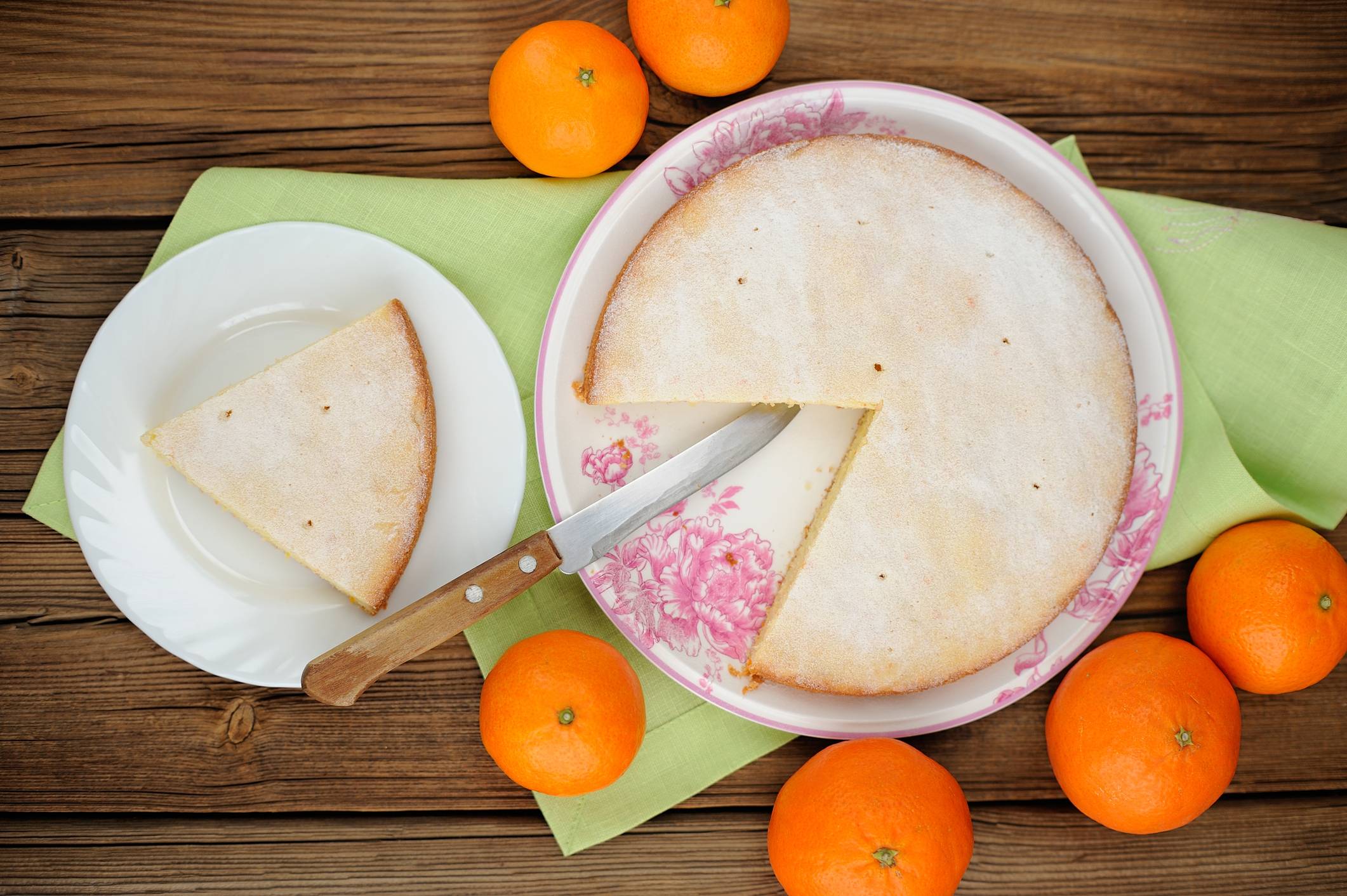 Torta soffice ai mandarini con ricotta e mascarpone