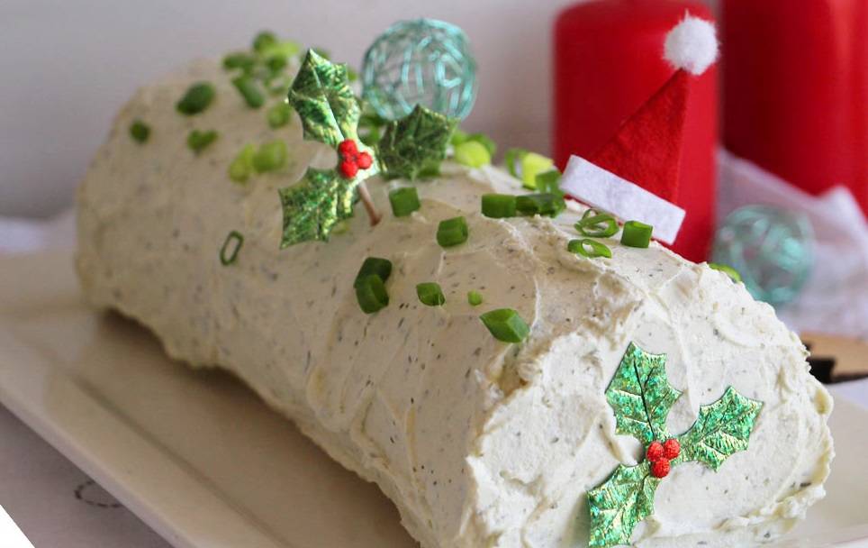 Ricetta Tronchetto Di Natale Salato.Tronchetto Di Natale Salato Vegetariano Un Idea Originale