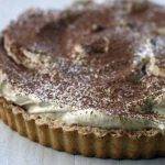 crostata tiramisù con cioccolato fondente