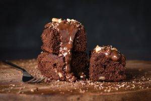 Brownies con nutella e nocciole