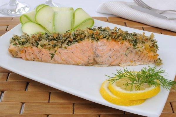 Salmone al forno tenero