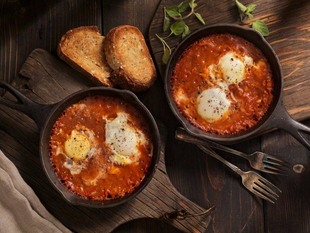 Uova mollette al pomodoro