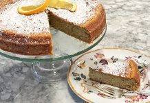 Torta Caprese all'Arancia