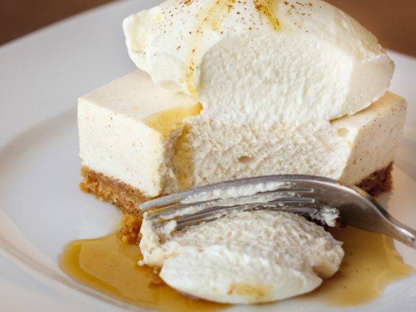 Cheesecake al prosecco