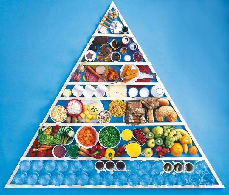 Korean adult food pyramid