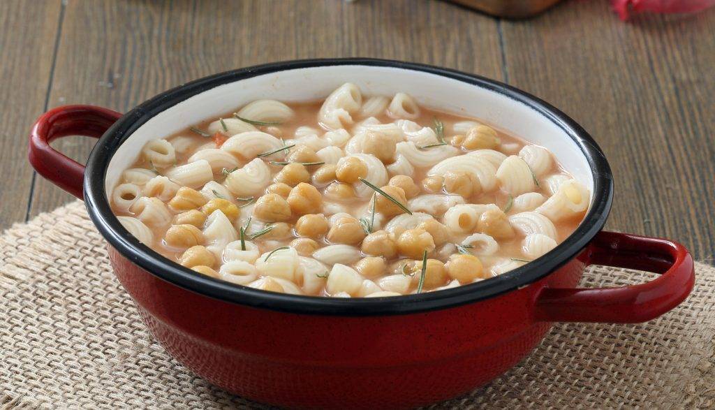 pasta e ceci alla romana