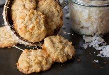 Biscotti al cocco con farina di riso, senza glutine e leggeri Biscotti al cocco senza glutine