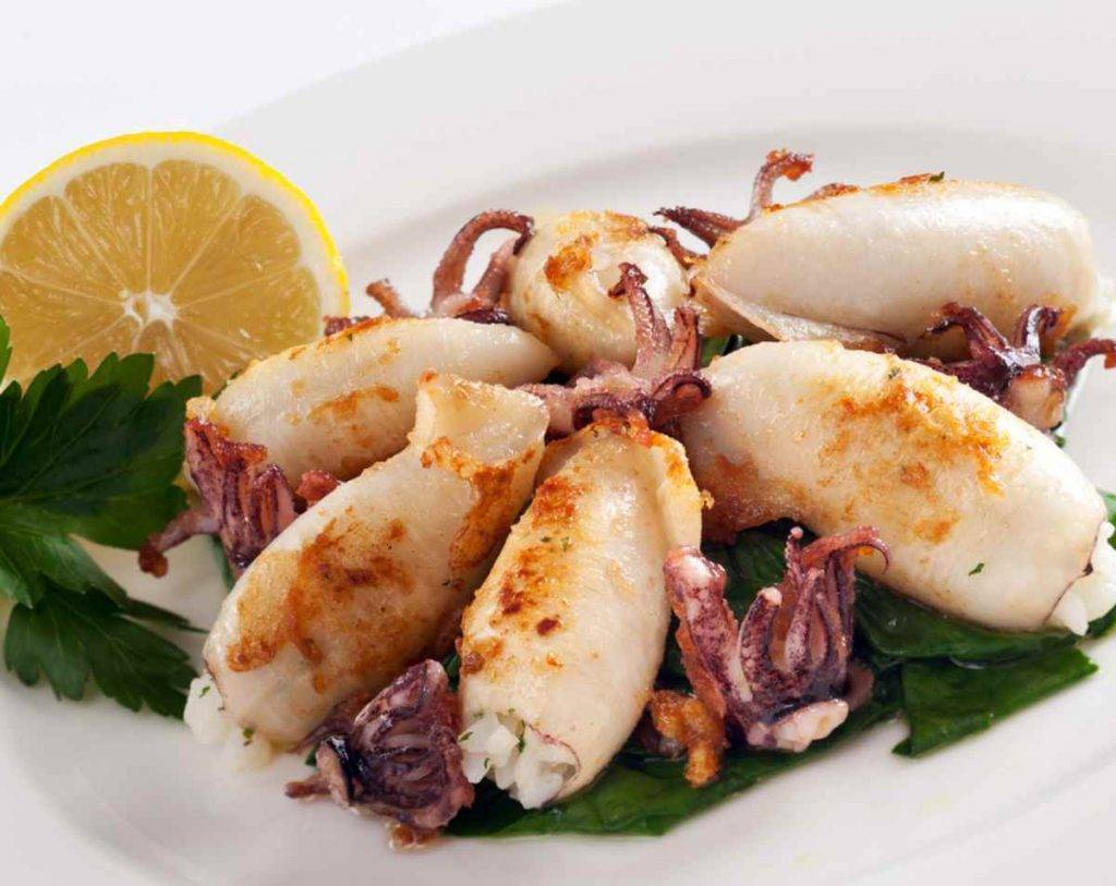 Calamari ripieni della chef Linda Bastianich