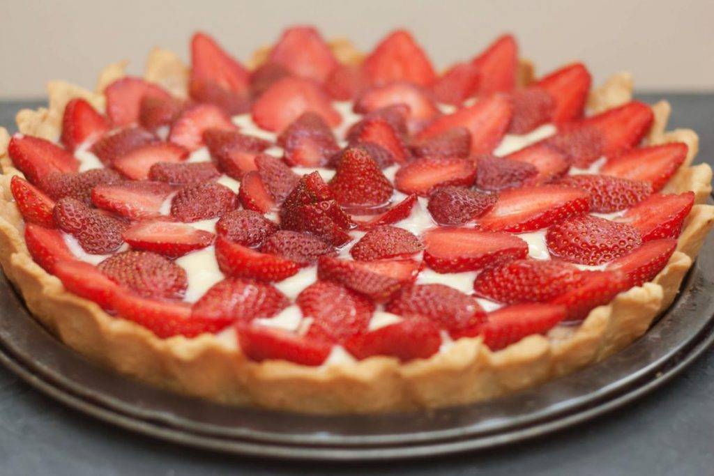 Crostata Fragole e Crema Pasticcera