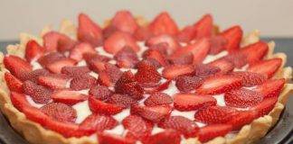 Crostata Fragole e Crema Pasticcera