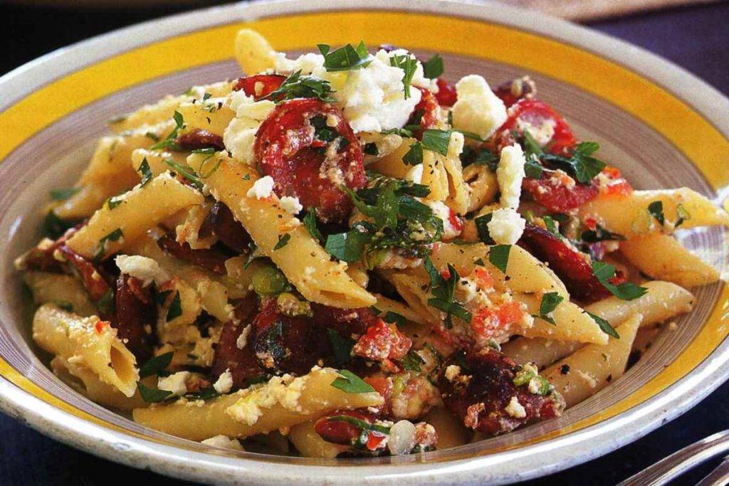 Pasta Ricotta Pomodori secchi e Rucola