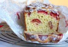 Plumcake alle Fragole soffice e senza glutine