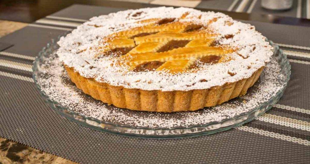 crostata ricotta e nutella