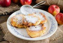 Frittelle alle mele e mascarpone, tanta frutta e golosità insieme