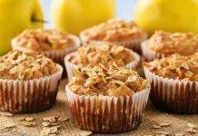 muffin leggeri mele e mandorle